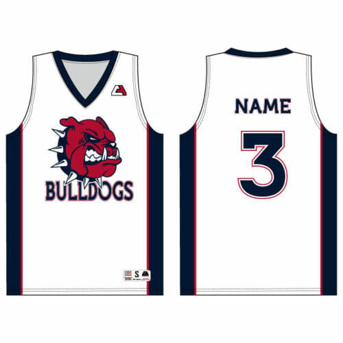 CA Gear - Full-Dye "Bulldogs" Basketball Jersey - Image 2
