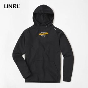 Burnsville Baseball Coaches - Black Embroidered UNRL Crossover Hoodie II