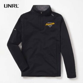Burnsville Baseball - Black Embroidered UNRL Elite 1/4-Zip