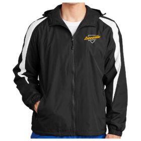 Burnsville Baseball Coaches - Black/White Colorblock Jacket (JST81)