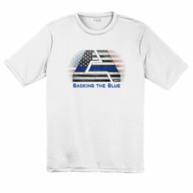 Thin Blue Line - "Backing The Blue" Semi-Sub Tee