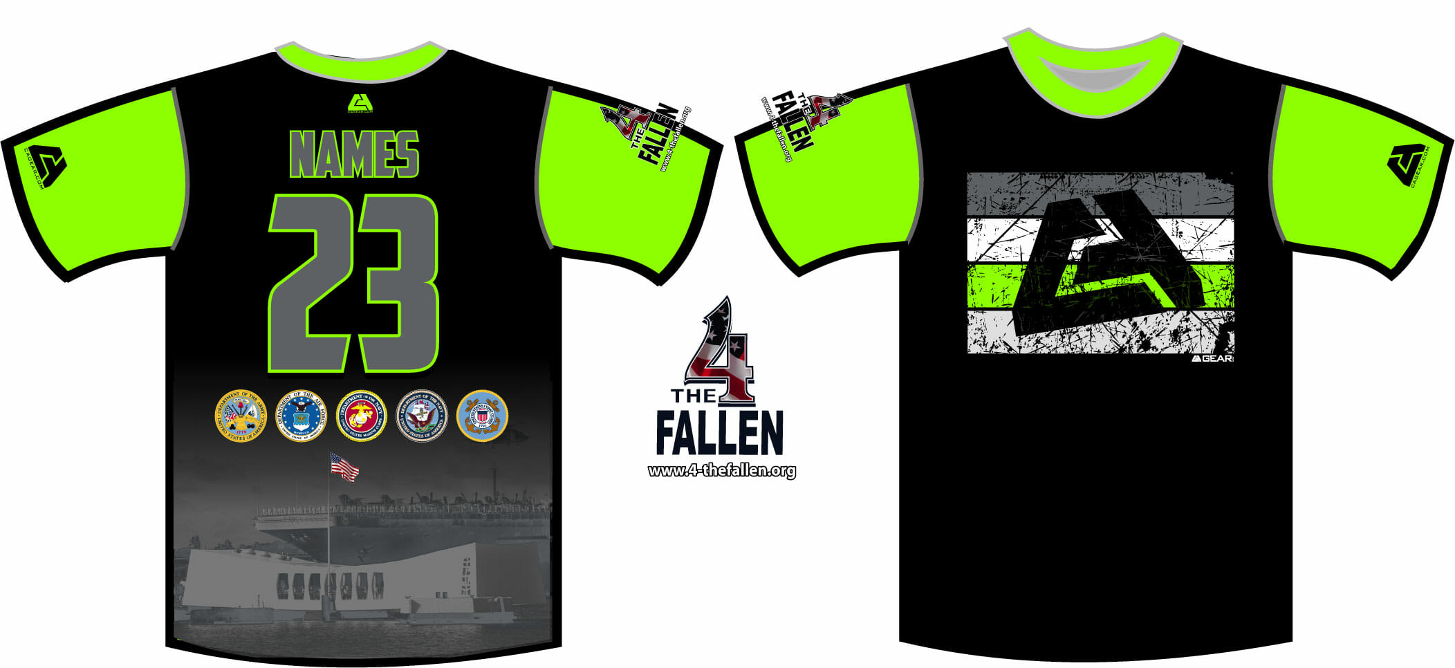 4 The Fallen Arlington Full Dye Jersey