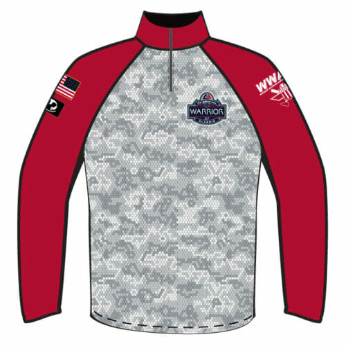 CA Warrior Tourney - Full-Dye 1/4 Zip Jacket