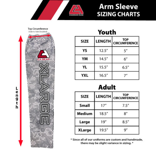 Rosemount Youth Basketball - Full-Dye Arm Sleeve - Image 2