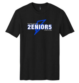 Eastview Seniors - Black Printed Perfect Blend Tee (DM108)