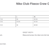 Farmington Football - Tackle Twill Dark Grey Heather Nike Club Fleece Crew (CJ1614) - Image 2
