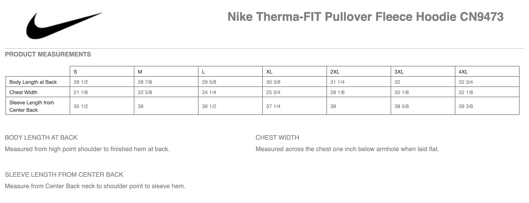 St. Joseph School Nike Therma FIT Pullover Fleece Hoodie CN9473