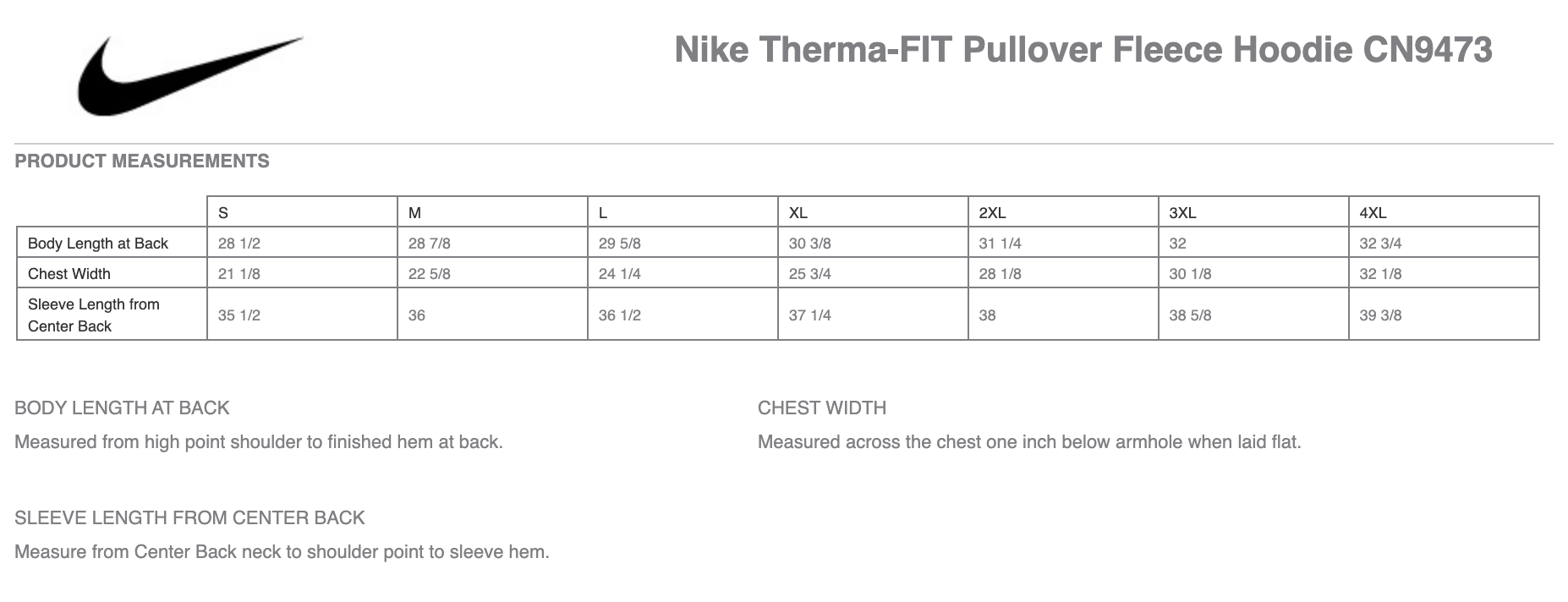 Nike Custom Therma-FIT Fleece Pullover Hoodie. CN9473.