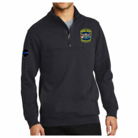 Rosemount PD - Black 1/2-Zip Job Shirt (CS626)