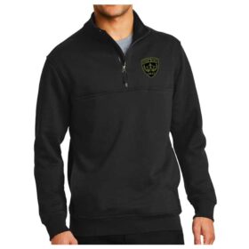 South Metro S.W.A.T. - Black 1/2-Zip Job Shirt (CS626)