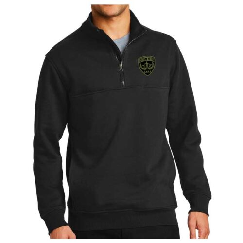 South Metro S.W.A.T. - Black 1/2-Zip Job Shirt (CS626)