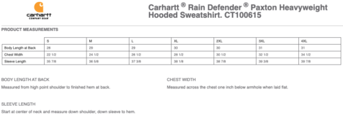 Dicks Valley Service - Embroidered Carhartt ® Rain Defender ® Paxton Heavyweight Hooded Sweatshirt (CT100615) - Image 4