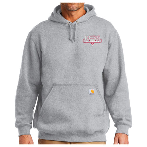 Dicks Valley Services - Embroidered Carhartt ® Midweight Hooded Sweatshirt (CTK121/CTTK121) - Image 2