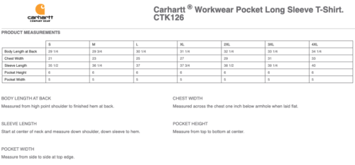 Dicks Valley Service - Embroidered Carhartt ® Workwear Pocket Long Sleeve T-Shirt (CTK126) - Image 5