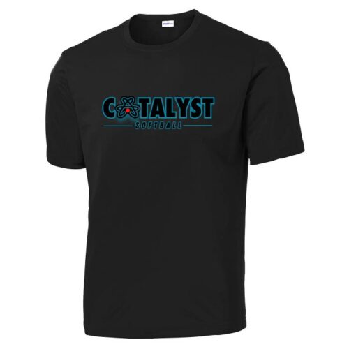 Catalyst Softball - Black Printed Performance Tee (ST350)