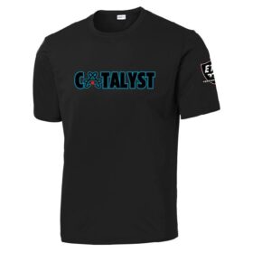 Catalyst Softball - Black Printed Practice Tee (ST350)