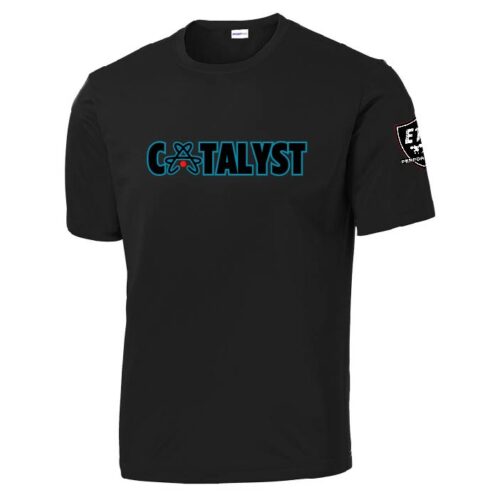 Catalyst Softball - Black Printed Practice Tee (ST350)