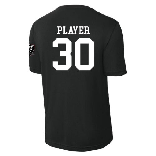 Catalyst Softball - Black Printed Practice Tee (ST350) - Image 2