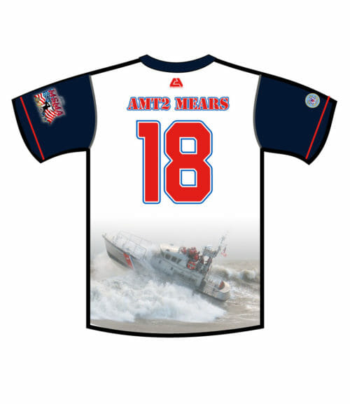 2018 USCG Team - Full-Dye Game Jersey - Image 2