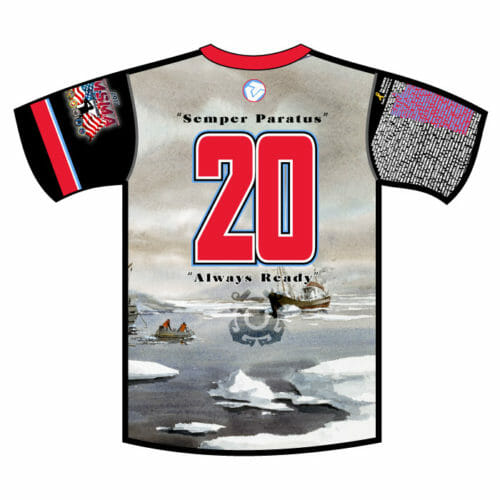 2017 Coast Guard Team - Full-Dye Game Jersey - Image 2