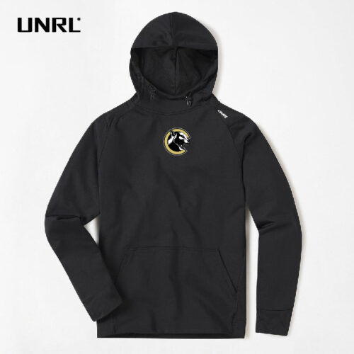Como Ball - Black Embroidered UNRL Crossover Hoodie II