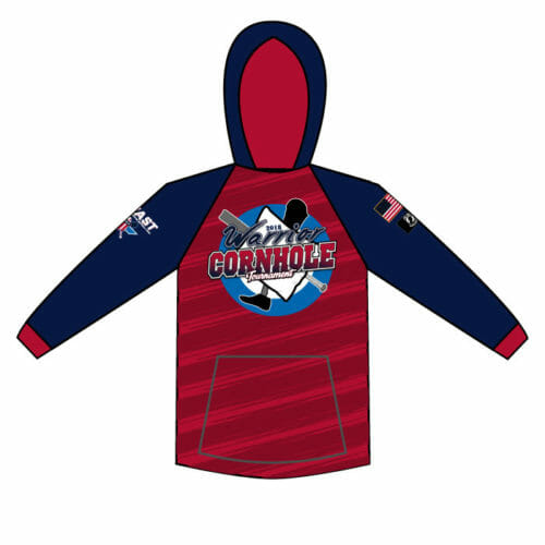 CA Warrior Tourney - Full-Dye Cornhole Hoodie