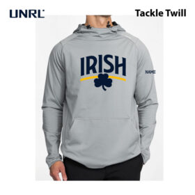 RAHA Boosters - Gray Tackle Twill UNRL Crossover Hoodie II