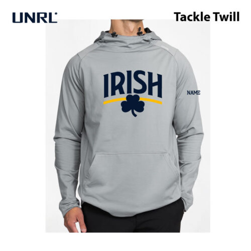 RAHA Boosters - Gray Tackle Twill UNRL Crossover Hoodie II