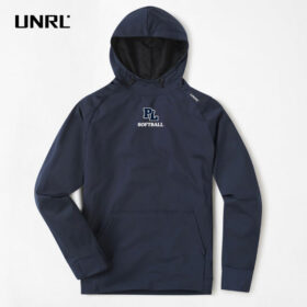 Prior Lake High School Softball - Navy Embroidered UNRL Crossover Hoodie II