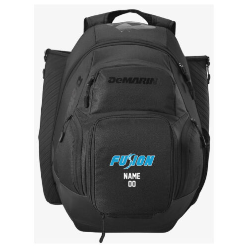 Fusion Fastpitch - Black DeMarini VooDoo OG Embroidered Backpack