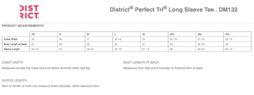 Eastview HS Lacrose - Black Printed District ® Perfect Tri ® Long Sleeve Tee (DM132) - Image 3