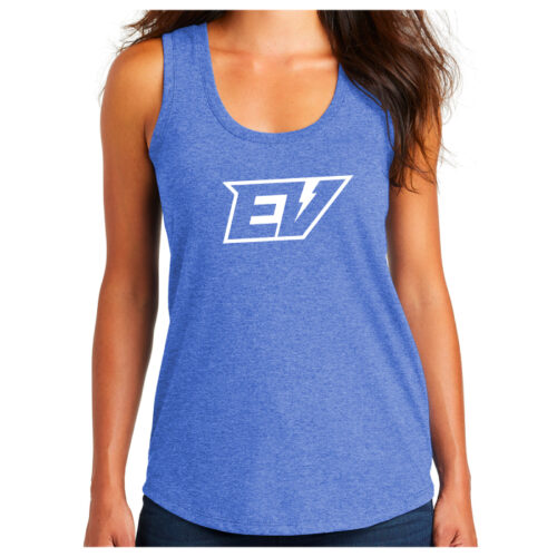 Eastview Lacrosse - Printed Women’s Perfect Tri Racerback Tank (DM138L) - Image 4