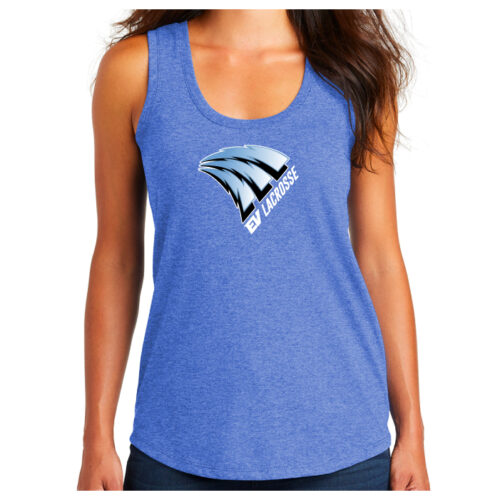 Eastview Lacrosse - Printed Women’s Perfect Tri Racerback Tank (DM138L) - Image 2