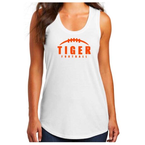 Farmington Football - Printed Women’s Perfect Tri Racerback Tank (DM138L) - Image 2