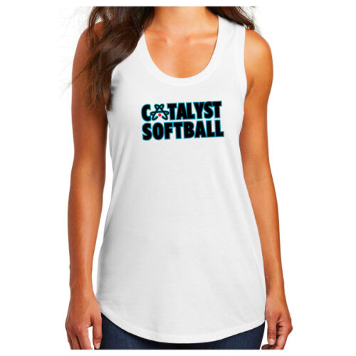 Catalyst Softball - Printed Women’s Perfect Tri Racerback Tank (DM138L) - Image 2