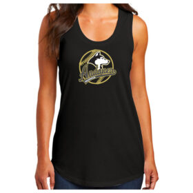 Andover Fastpitch - Black Printed Women’s Perfect Tri Racerback Tank (DM138L)