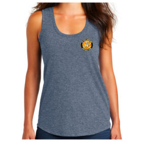 Highland Softball -  Navy Frost Printed Women’s Perfect Tri Racerback Tank (DM138L)