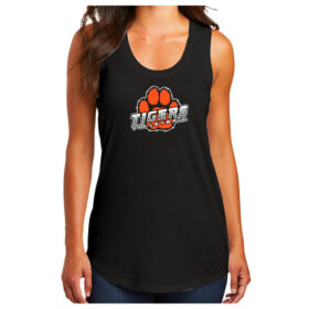 Farmington Volleyball -  Black Printed Women’s Perfect Tri Racerback Tank (DM138L)