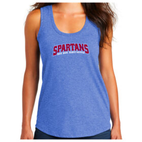 Inver Grove Fastpitch - Royal Frost Printed Women’s Tri Racerback Tank (DM138L)