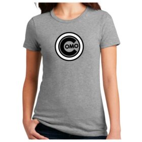 Como Ball - Light Heather Grey Women's Printed Short Sleeve (DM108L)