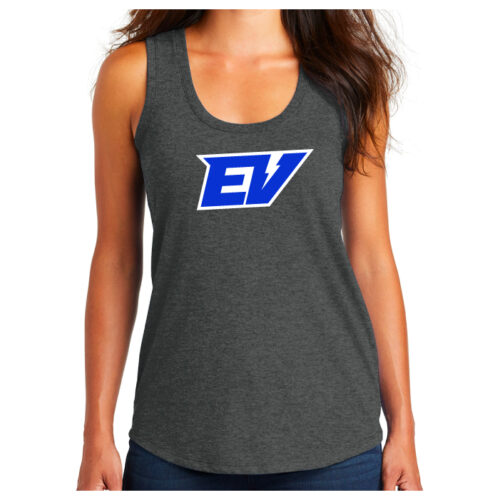 Eastview Lacrosse - Printed Women’s Perfect Tri Racerback Tank (DM138L) - Image 3