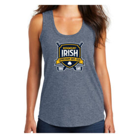 Rosemount Leprechaun Day - Navy Frost Printed Ladies Tank (DM138L)