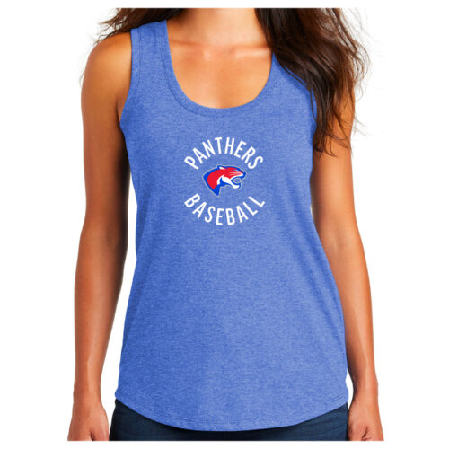 Spring Lake Park HS Baseball  - Printed Women’s Perfect Tri Racerback Tank (DM138L) - Image 2