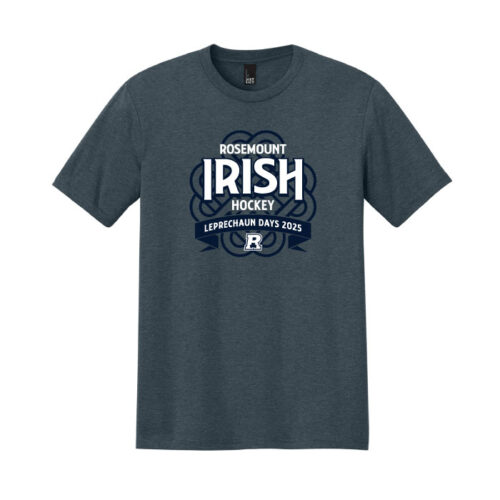 RAHA Leprechaun Days Parade - Navy Frost Printed Tri-Blend Shirt (DM130)