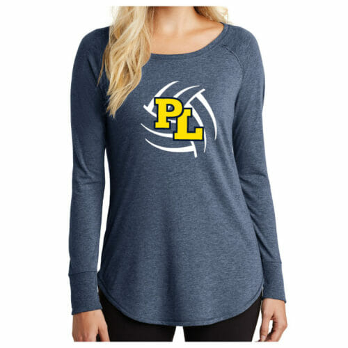 Prior Lake Volleyball - Printed Ladies Long Sleeve Tee (DT132L)