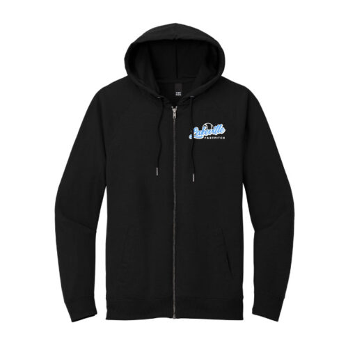 Lakeville Fastpitch - Black Featherweight French Terry™ Full-Zip Hoodie (DT573)