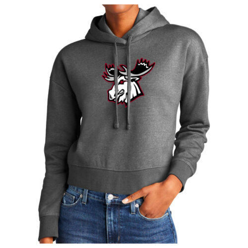 District 8 Moose Hockey - Heathered Charcoal Women’s V.I.T.™ Fleece Hoodie (DT6101)