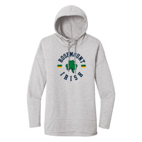 Rosemount Middle School - Light Heather Grey Printed Women’s Featherweight French Terry ™ Hoodie (DT671)