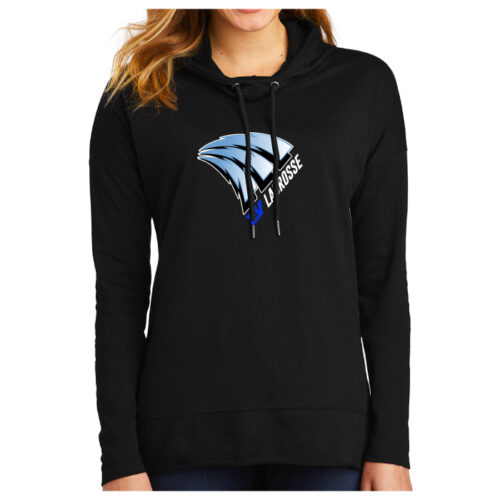 Eastview Lacrosse - Printed Women’s Featherweight French Terry ™ Hoodie (DT671) - Image 4