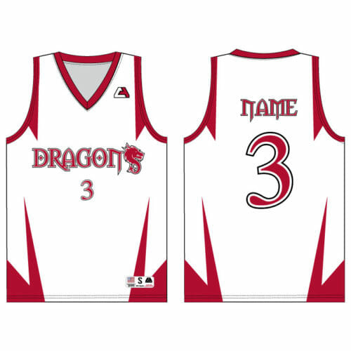 CA Gear - Full-Dye "Dragons" Basketball Jersey